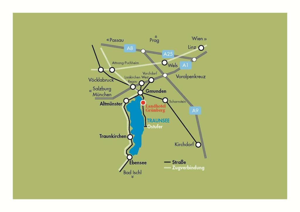 Landhotel Gruenberg Am See Gmunden Ngoại thất bức ảnh